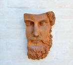 Beeldje - Mythical face - wall art - IJzer, Antiek en Kunst, Curiosa en Brocante