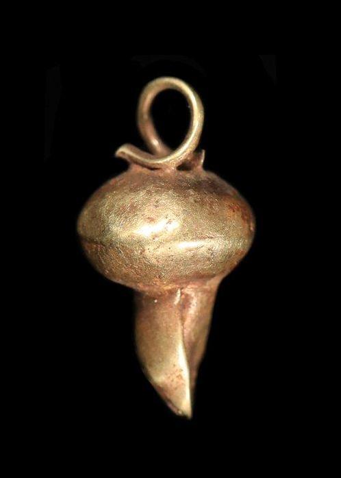 Oud-Grieks Goud Granaatappel hanger (Zonder Minimumprijs), Antiek en Kunst, Antiek | Overige Antiek