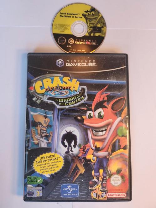Crash Bandicoot de Wraak van Cortex Nintendo Gamecube, Spelcomputers en Games, Games | Nintendo GameCube, Ophalen of Verzenden