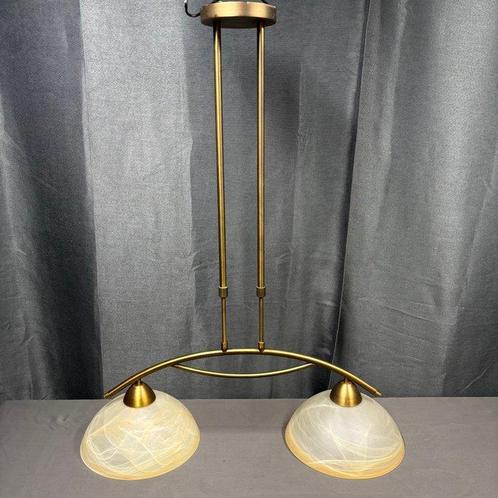 Plafondlamp - Opaline glas - In hoogte verstelbaar., Antiek en Kunst, Curiosa en Brocante