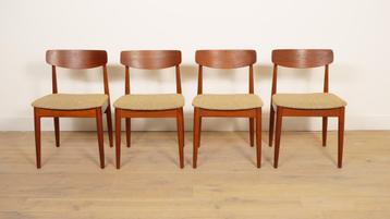 Set van 4 eetkamerstoelen | Casala | Teak beschikbaar voor biedingen