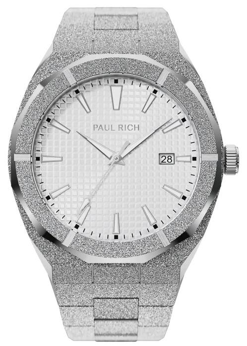 Paul Rich Frosted Star Dust Crystal Waffle FSD31 horloge, Sieraden, Tassen en Uiterlijk, Horloges | Heren, Staal, Nieuw, Staal