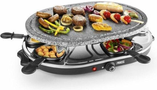 Princess Gourmetstel 162720 - Oval Steengrill & Raclette, Huis en Inrichting, Keuken | Potten en Pannen, Verzenden