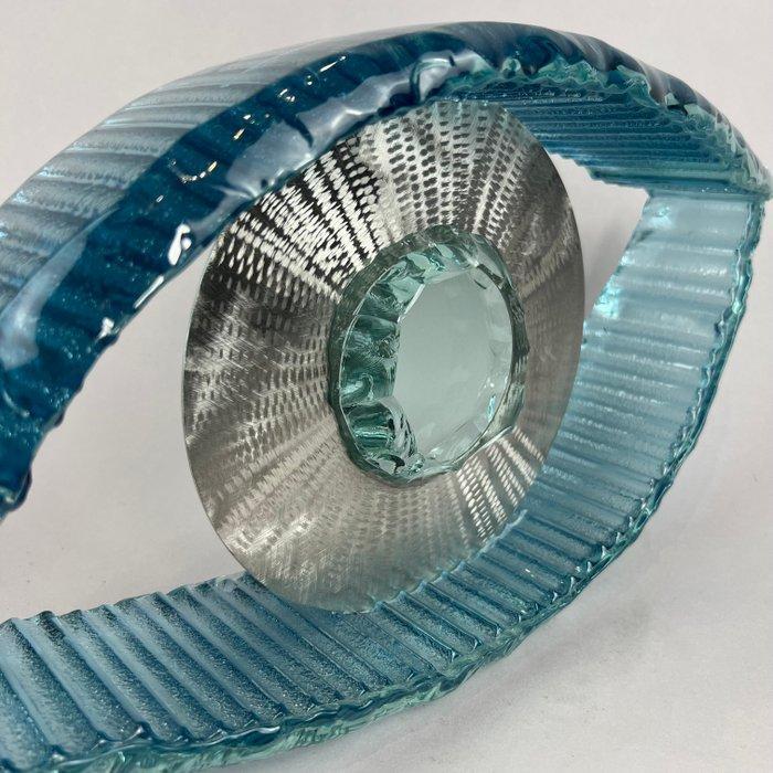 Andrzej Rafalski - LARGE Handmade Glass EYE, Antiek en Kunst, Kunst | Designobjecten