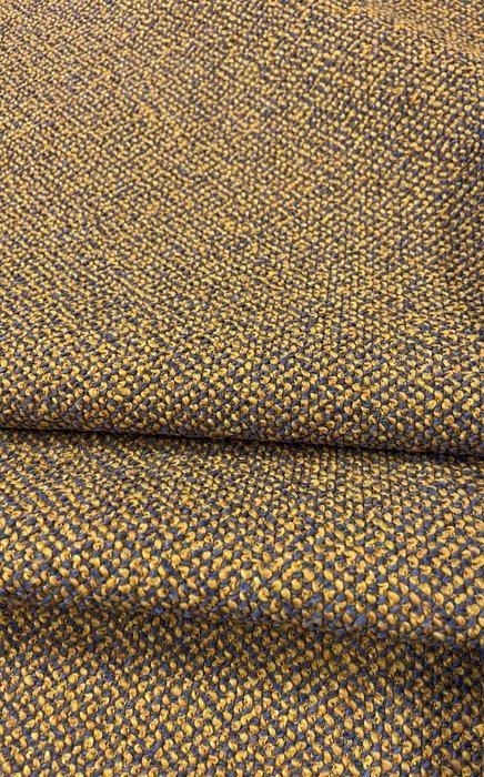 Zacht geweven mengeling van wol in mosterdgeel en, Antiek en Kunst, Antiek | Kleden en Textiel