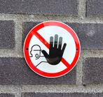 Verboden toegang voor onbevoegden bord, Verzenden, Nieuw