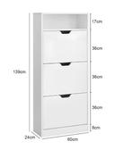 3-Laags Schoenenkast met Klapladen – Smal Schoenenrek E1, Verzenden, Nieuw