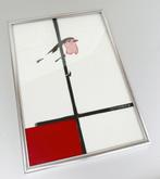 Jos Verheugen - Free after Mondrian, with Robin (A180, mixed