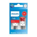 Philips P21W LED Retrofit Rood BA15s 12V 2 Stuks, Ophalen of Verzenden, Nieuw