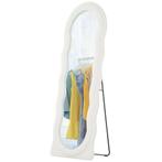 TRUUSK Volledige Lichaamsspiegel 160 X 60 Cm Gebogen Staande, Huis en Inrichting, Woonaccessoires | Spiegels, Verzenden, Nieuw