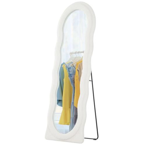 TRUUSK Volledige Lichaamsspiegel 160 X 60 Cm Gebogen Staande, Huis en Inrichting, Woonaccessoires | Spiegels, Nieuw, Verzenden