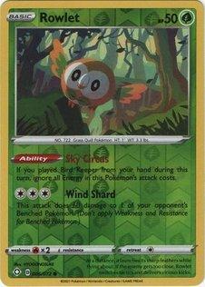 rowlet 006/072 reverse holo shining fates, Hobby en Vrije tijd, Verzamelkaartspellen | Pokémon, Losse kaart, Nieuw, Foil, Ophalen of Verzenden