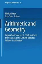 Arithmetic and Geometry : Papers Dedicated to I, Artin,, Michael Artin, John Tate, Zo goed als nieuw, Verzenden