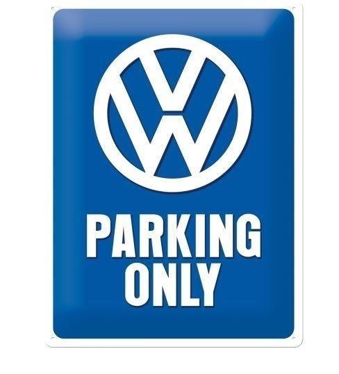 VW parking only reclamebord, Verzamelen, Merken en Reclamevoorwerpen, Nieuw, Ophalen of Verzenden