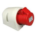 CEE wandcontactdoos opbouw 32A 5-polig rood krachtstroom WCD, Verzenden, Nieuw, Stopcontact