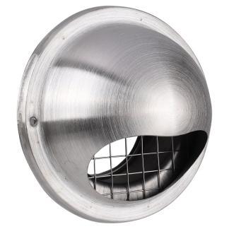 Buitenrooster | Starx | Ø 100 mm (Bol, Gaas, RVS, Zilver), Doe-het-zelf en Verbouw, Ventilatie en Afzuiging, Nieuw, Verzenden