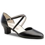 Debby zwarte dansschoenen voor Dames met Kruisbandje en 4.5, Verzenden, Nieuw