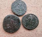 Romeinse Rijk Lotto 3 monete AD 41-337 (Claudio / Costantino