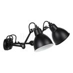 DCW Lampe Gras No 204 Double Wandlamp, zwart (Wandlampen), Verzenden, Nieuw