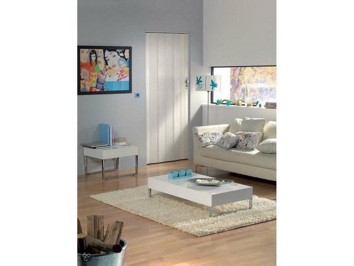 Grossfillex AXIA - Vouwdeur - 205 cm x 84 cm - Wit nerf, Huis en Inrichting, Overige Huis en Inrichting, Zo goed als nieuw, Verzenden