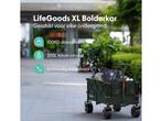 LifeGoods Bolderkar XL - Opvouwbaar - 100KG - 200L -, Huis en Inrichting, Verzenden, Nieuw