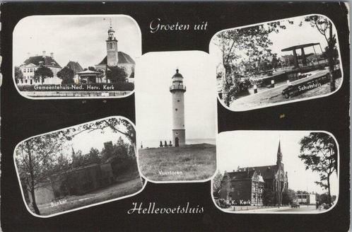 HELLEVOETSLUIS - Meerluik Groeten uit Hellevoetsluis, Verzamelen, Ansichtkaarten | Nederland, Verzenden