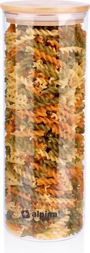 2dekans | alpina Voorraadpot 1.5L - Glazen Pot met Deksel -, Huis en Inrichting, Keuken | Tupperware, Zo goed als nieuw, Ophalen of Verzenden