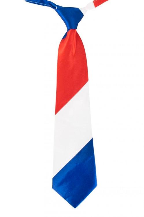 Stropdas rood-wit-blauw, Hobby en Vrije tijd, Feestartikelen, Verzenden