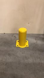 EXTRA LAGE RAMPAAL/Aanrijdpaal voetplaat, 114x300mm, geel