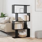 vidaXL Boekenkast Zwart 70 x 24 x 129 cm Bewerkt hout, Huis en Inrichting, Minder dan 50 cm, Verzenden, 100 tot 150 cm, Nieuw