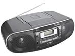 Panasonic RX-D55AEG-K - Radio Cassette-CD speler - DAB+ MP3, Verzenden, Zo goed als nieuw