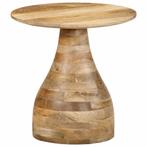 vidaXL Bijzettafel Ø40x40 cm massief mangohout, Huis en Inrichting, Tafels | Bijzettafels, Verzenden, Nieuw