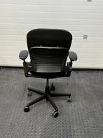 Steelcase Leap V1 Bureaustoel - Nieuwe Zwarte Stof, Huis en Inrichting, Bureaustoelen, Verzenden, Zwart, Zo goed als nieuw, Bureaustoel