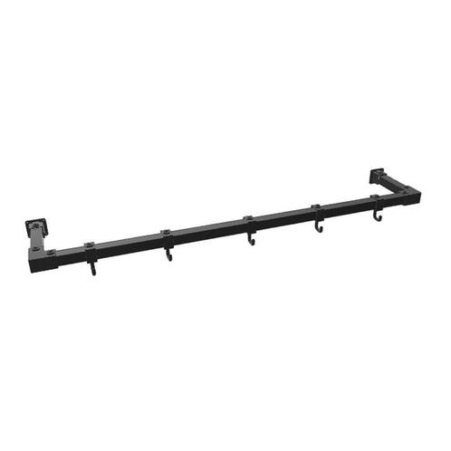 Industriële Steigerbuis Kapstok Leeds | Vierkant Zwart 25x25, Huis en Inrichting, Woonaccessoires | Kapstokken, Ophalen of Verzenden