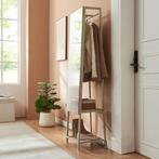 Garderobespiegel Klilbojle met kledingrek 160x40x35 cm haver, Huis en Inrichting, Verzenden, Nieuw