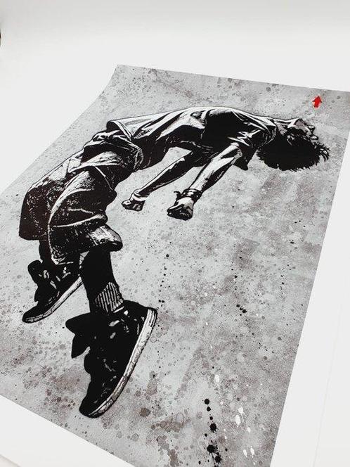Jef Aérosol (1957) - Jef Aérosol Jump, Antiek en Kunst, Kunst | Schilderijen | Modern