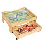 Costway 2-in-1 Houten Montessori Treinset En Speeltafel Met, Ophalen of Verzenden, Nieuw