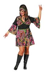 Hippie Jurk Grote Maten, Kleding | Dames, Carnavalskleding en Feestkleding, Verzenden, Nieuw