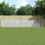 vidaXL Kippenhok met dak 603x98x90 cm gegalvaniseerd staal, Verzenden, Nieuw