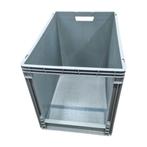 Magazijnbak euronorm 600x400x440mm met grijpopening,, Doe-het-zelf en Verbouw, Kratten en Dozen, 40 tot 60 cm, 50 tot 75 cm, Ophalen of Verzenden