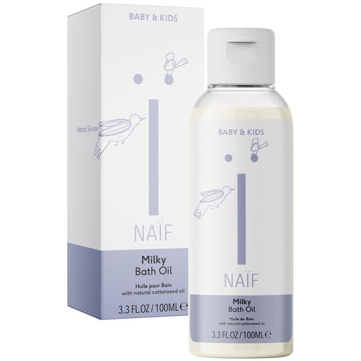 Naïf Baby & Kids Milky Bath Oil - 100ml, Sieraden, Tassen en Uiterlijk, Uiterlijk | Haarverzorging, Shampoo of Conditioner, Nieuw