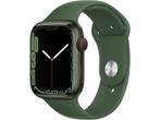 Apple Watch Series 7 - 45 mm - 4G - GPS - Groen, Sieraden, Tassen en Uiterlijk, Smartwatches, Verzenden, Zo goed als nieuw