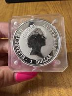 Australië. 1 Dollar 1992 Kookaburra, 1 Oz (.999) (Zonder