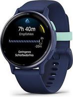 Garmin Vivoactive 5 42 mm blauw met een blauw siliconen, Verzenden, Gebruikt