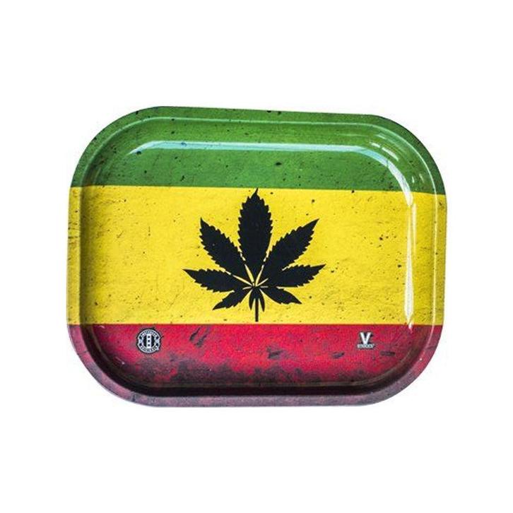 Rolling Tray - Rasta Leaf     Small, Verzamelen, Rookartikelen, Aanstekers en Luciferdoosjes, Nieuw, Ophalen of Verzenden