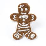 Hanger Vilt - Gingerbread Cookies - Geborduurd Motief -  Gem, Diversen, Kerst, Ophalen of Verzenden, Nieuw