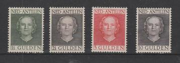 Postzegels Ned. Antillen 1950 Kon. Juliana NR.230-233 (1252) beschikbaar voor biedingen