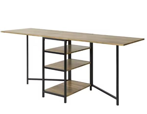 Opvouwbare Eettafel met Planken – Industrieel Design, Huis en Inrichting, Tafels | Salontafels, Nieuw, Verzenden