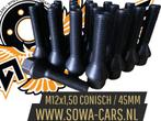 ZWARTE Wielbouten M12x1,50 Conisch 45mm ( M12 x 1,50 ), Ophalen of Verzenden