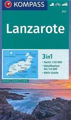 Wandelkaart 241 Lanzarote Kompass, Boeken, Atlassen en Landkaarten, Nieuw, Verzenden